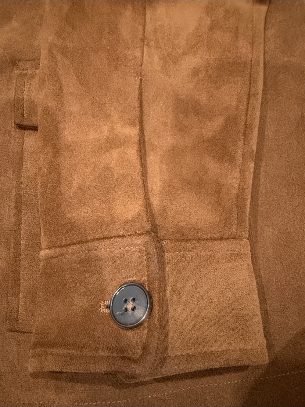 Zara Womens Faux Suede Button-Front Jacket mediun - Picture 12 of 12